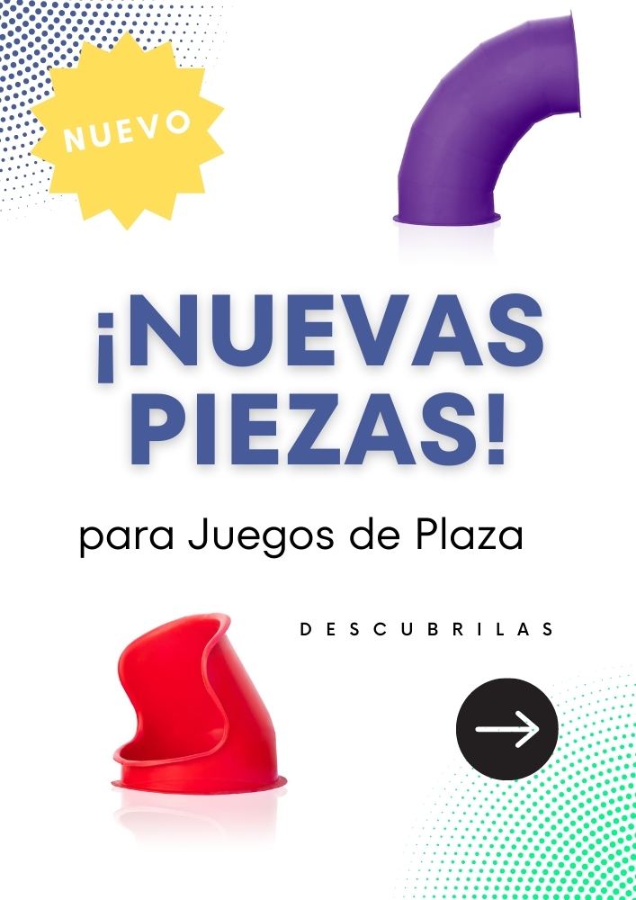 piezas para juegos de plaza de plástico