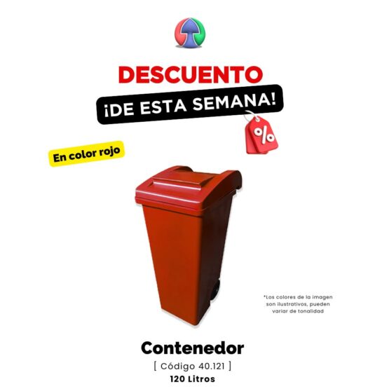 Contenedor 40.121 Outlet Rojo