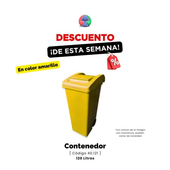 Contenedor 40.121 Outlet Amarillo