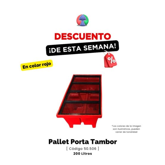 Porta Tambor 50.506 Outlet Rojo